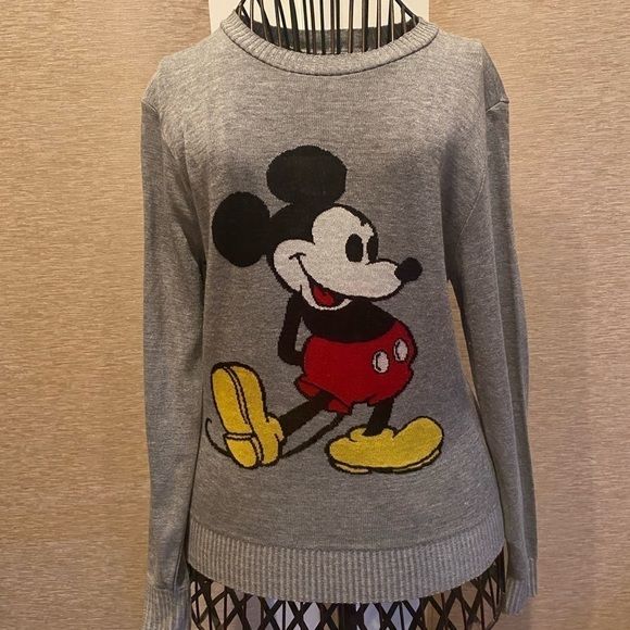 Disney Grey Mickey Mouse sweater - Picture 2 of 8